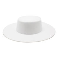 Sombrero De Paja Negra Para Mujer Estilo Clásico Y Moderno Fedora Formal Con Ala Ancha Sombrero Derby Plano Para Iglesia - details 6