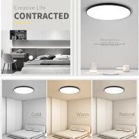 Lámpara De Techo Redonda LED Para Sala De Estar Dormitorio Cocina Balcón Corredor Iluminación Energía Ahorradora Certificación CE CCC - details 13