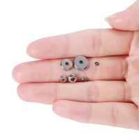 20Pcs/lot Perlas De Acero Inoxidable Para Joyería DIY Tamaños 3-10 Mm Círculo Plano Con Agujero Grande Accesorios De Joyería - details 1