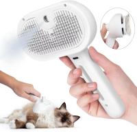 Cepillo De Vapor Para Gatos Y Perros 3 En 1 Eléctrico Con Misting Para Masaje Y Aseo De Mascotas Eliminador De Pelos - details 3