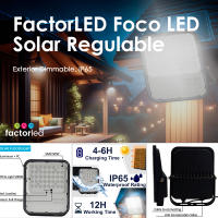 Foco Proyector Solar Exterior LED - 50W-100W-200W-300W - ORION - Impermeable - Placa Solar - Luz Fría 5000K - details 0