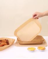 Papel De Fritura Desechable Para Air Fryer Antiadherente Para Hornear En Microondas Y Barbacoa Almohadilla De Papel Oilproof Accesorios De Cocina - details 2