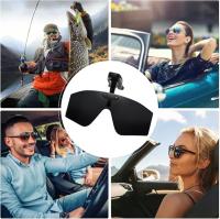 Gafas de Sol polarizadas with clip para Hombre | Gafas de conducir sin Montura y antirreflejos - details 2