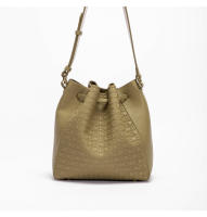 Bolso De Hombro Para Mujer CH Gran Capacidad Y Versatilidad Con Diseño De Cordón Minimalista Color Sólido Moda Bolsa De PU Con Lining De Poliéster - details 3