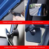 Espejo de DOT Ciego para Automóvil, Espejo retrovisor Convexo de gran angular giratorio de 360 ° - details 2