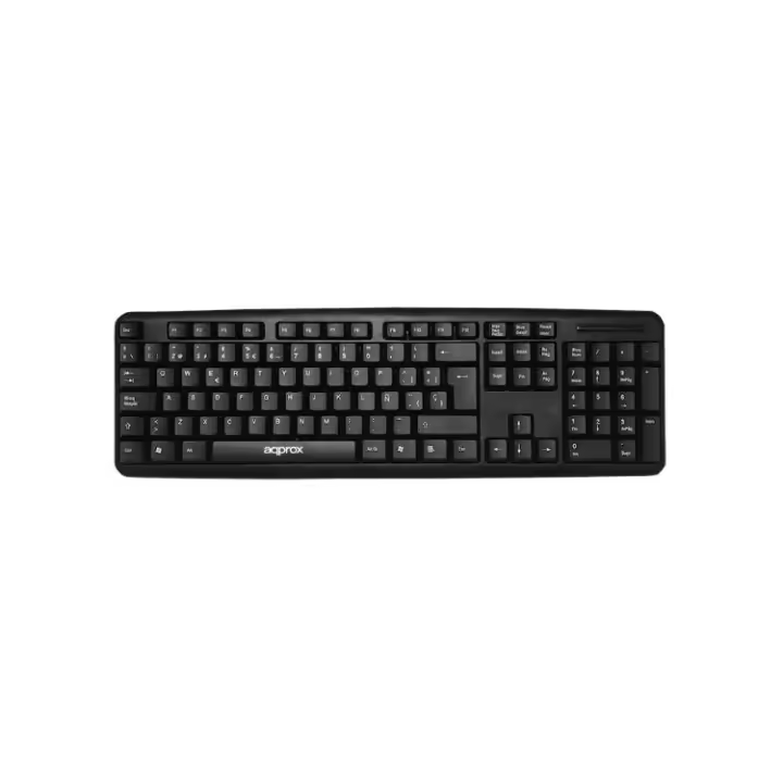 Approx teclado usb 2.0 - 105 teclas - cable de 1.50m - 1