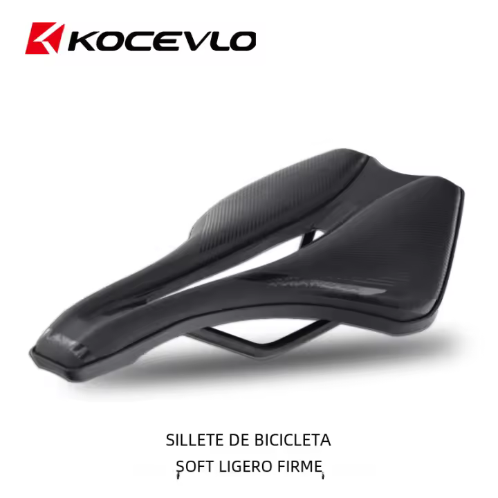 Sillín De Bicicleta KOCEVLO Para Carretera Y Montaña Cómodo Y Transpirable Asiento De Acero Pu Cushion Para Ciclismo Deportivo - 1