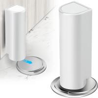Parador De Puerta De Acero Inoxidable De Gran Resistencia Con Imán En Plata/Black Sin Necesidad De Clavos Soporte De Puerta De Hardware Para Casa - details 0