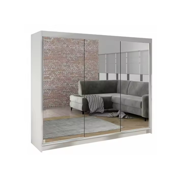 Armario Atlanta 161 , Muebles ES, Correderas, Blanco, 200 x 215 x 58cm - 1