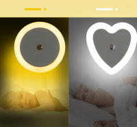 Lámpara De Noche LED SanjiCook Con Sensor Automático Para Pared Iluminación De Pasillo Y Camino 110-230V Enchufe EU/US - details 2
