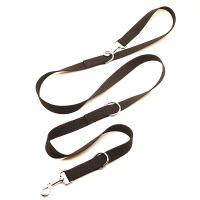 Correa Para Perros Ajustable De Nylon 2.5M Doble Final Control Y Entrenamiento Al Aire Libre Seguridad En Caminatas De Mascotas - details 4