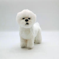 Muñeco De Peluche De Perro Realista Para Amantes De Los Animales Decoración De Lujo Para El Hogar Juguete De Perro Simulación - details 0