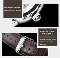 Reloj De Pulsera De Cuarzo NAVIFORCE Militar Deportivo Para Hombres Con Mostrador De Fecha Y Luz Táctil Resistente Al Agua De Cuero Reloj De Moda Casual - details 8
