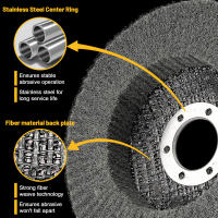 Rueda De Polishing De Nylon Fibra 115mm 4.5" Para Mecánica Y Metalurgia Discos De Grano 600 Para Deburring Y Eliminación De Oxydación - details 3