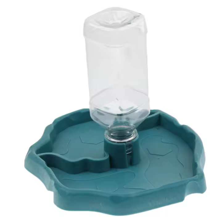 Dispensador De Agua Automático Para Reptiles Tazón De Alimentación Con Botella Material Plástico Suministros Para Mascotas - 1
