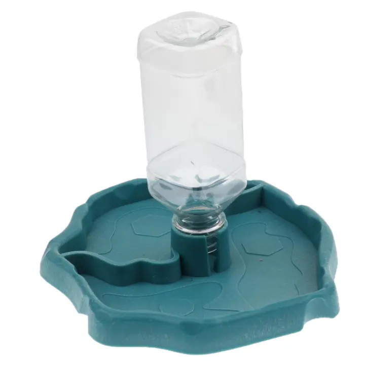 Dispensador De Agua Automático Para Reptiles Tazón De Alimentación Con Botella Material Plástico Suministros Para Mascotas - 1