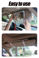 Espejo De Maquillaje Recargable Con 3 Modos De Luz Y 60 LEDs Espejo De Visera Para Coche Clip-on Wireless ABS+ Vidrio - details 6