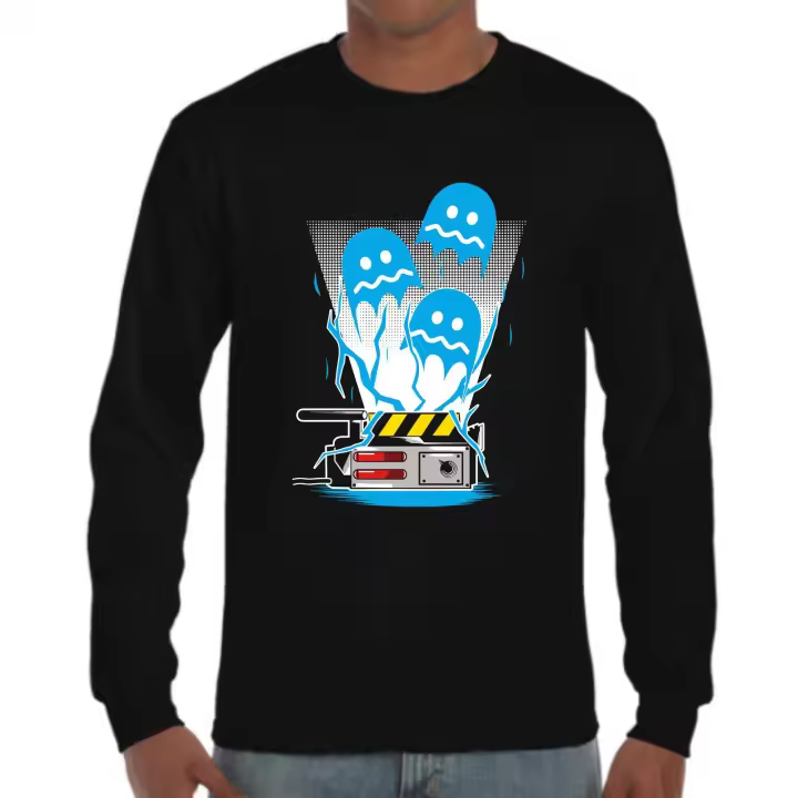The Fan Tee Camiseta Manga larga de HOMBRE Cazafantasmas Mocosete Echo 1 017 - 1