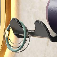 Soporte De Secador De Pelo De Pared Organizador De Almacenamiento Para Lámpara De Pelo Y Rectificador Estante De Baño - details 8