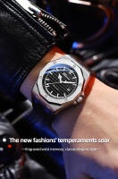 Reloj De Cuarzo Para Hombre CHENXI 8268 Con Correa De Silicona Luminosa Resistente Al Agua Calendario Deportivo Y Casual - details 0