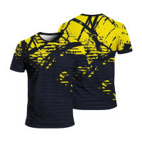 Camiseta De Verano Para Hombres Y Mujeres Cómoda Y Ligera Con Cuello Redondo Manga Corta Secado Rápido Y Transpirable Para Uso Diario - details 7
