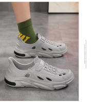 Nuevos Zapatos De Jardín Para Hombre Verano Ligeros Y Cómodos Sandalias Deportivas Y Casuales EVA Integrado Perforado Para Playa - details 19