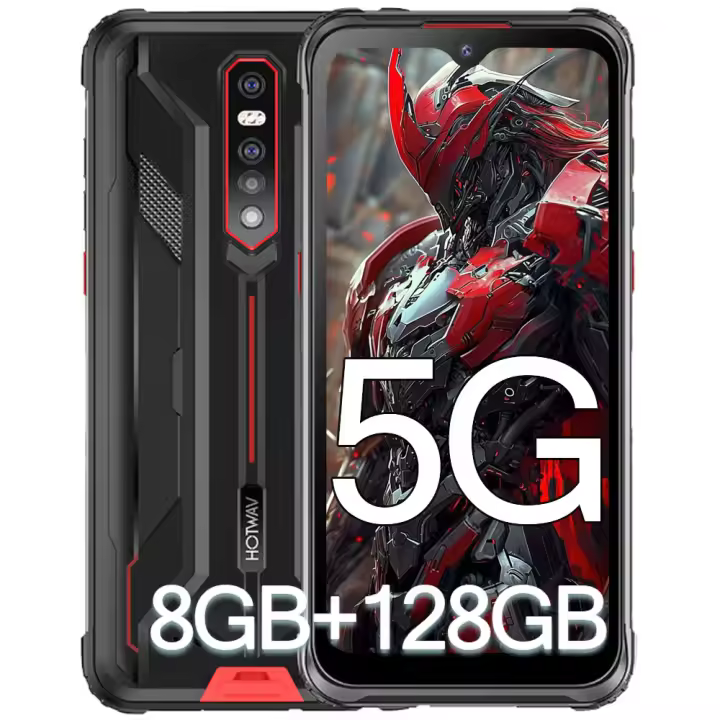 HOTWAV Cyber 7 Teléfono Móvil Resistente 5G, 8GB+128GB 8280mAh 48MP+32MP 6.3” Smartphone - 1