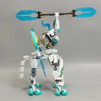 Bloques De Construcción Creativos Serie Mecha Batalla Deformada Dragón Blanco Caballo Modelo Juguetes Transformables Para Niños Regalos Tamaño Pequeño Compatible Con Lego Material ABS - details 13