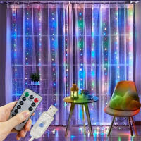 Luces De Encaje LED USB Para Dormitorio Decoración De Navidad Y Boda 3x3/3*2/3*1 Jardín De Hadas Luz De Festón Autocortante - details 7