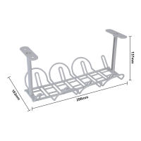 Organizador De Cables Con Enchufe Y Estante Soporte Para Escritorio Adhesivo Fuerte Almacenamiento De Cableado Madera Ecológica - details 8
