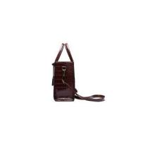 Bolso de mano de lujo para Mujer, Bandolera de Charol PU de Diseño de Cocodrilo, Bolso de Hombre Retro - details 10