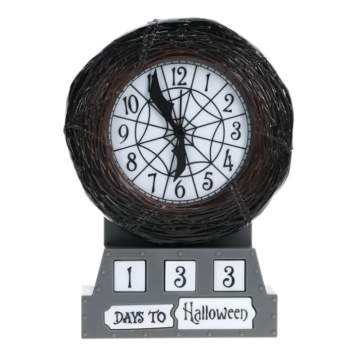 Reloj Despertador Pesadilla Antes de Navidad Brilla En La Oscuridad Disney - 1