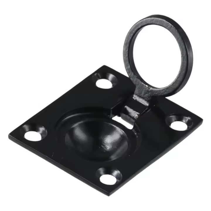 Manija De Puerta De Acero Inoxidable 316 Para Barco 38x48mm Accesorios De Hardware Para Paredes Y Techo Tipo De Manija: Pull Ring - 1
