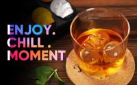 Molde De Hielo Para Whiskey Con 10 Cavidades Mold De Calavera Para Hacer Cubitos De Hielo Y Hornear Chocolatería Ecológico - details 0