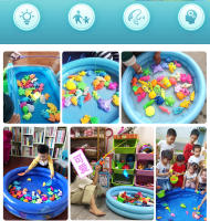 Juego De Pesca Para Niños Con Piscina Inflable Juguetes Acuáticos Para Bebés Varita Magnética Y Pez Deportes Al Aire Libre Rompecabezas Para Niños - details 1