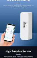 Sensor De Temperatura Y Humedad Zigbee/WiFi Tuya Compatible Con Alexa Google Assistant Para Hogar Inteligente Medidor De Temperatura - details 3