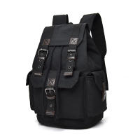 Mochila DIDABEAR De Lona Para Hombres Gran Capacidad Mochila Casual Para Escuela Viaje Con Manijas Suaves Y Cierre De Cadena - details 13