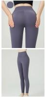 Leggings De Yoga Para Mujer Cintura Alta Sensación De Naked Fitness Running Ciclismo Ropa De Gimnasio Deporte Verano Talla True Fit Pantalones De Pierna Larga Material Nylon Spandex - details 22