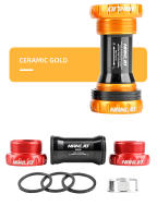 Nanlio Bottom Bracket De Aleación De Aluminio Con Rosca Y Embrague BSA Para Bicicleta De Carretera Y MTB 68/73 Mm Impermeable Piezas De Eje De Rodamientos BB91 - details 14