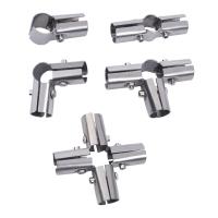 Conector De Tubo De Acero Inoxidable Clip De Conexión De Juntas Para Contenedores Casas Florales Conexión De Tubos Redondos Simplificada - details 0
