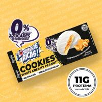 Cookies Locamentes Ricas Crema Blanca con Cacahuete | 128g | Packs 4 | 0% Azúcares | Dumon - details 1