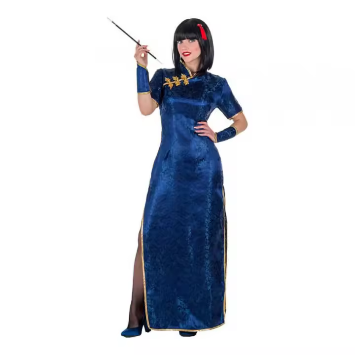 Disfraz de China Azul para mujer - 1
