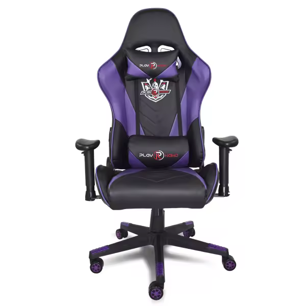 TIENDUX Silla Gaming Ergonómica Reclinable con Cojín Lumbar y Cervical | Altura Ajustable, Reposabrazos Ajustables - 1