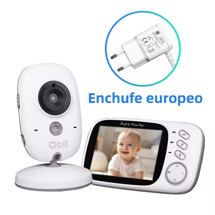 Monitor De Bebé VB603 Nueva Cámara De Vigilancia Wifi Con Pantalla LCD De 3.2 Pulgadas Intercomunicador Digital Seguridad Para Recién Nacidos - 1