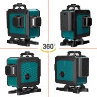 Nivel Láser de 16 Líneas 3° Función Autonivelante Herramienta de Nivelación Nivel Láser Omnidireccional de Pared con Soporte Trípode - details 8