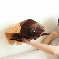 Muñeco De Peluche Creativo De 48cm Simulación De Insecto Cicada Suave Almohada Regalo Para Niños Amigos Juguete De Engaño Decoración - details 9