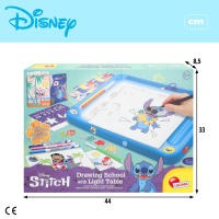 Lisciani Lilo & Stitch - Mesa dibujo con luz Disney, pizarra luminosa, 42x7x27 cm, incluye libro de actividades, rotuladores perfumados, pegatinas, plantillas estarcido, tijeras, juguetes para niños y niñas, para niños a partir de 5 años - details 6