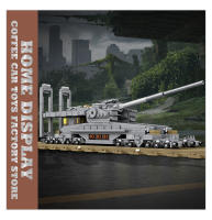 Bloques De Construcción De Tanque Militar WW2 Nuevo Modelo De Cannon MOC Para Niños Y Adultos Juguetes Educativos Regalo De Navidad - details 3