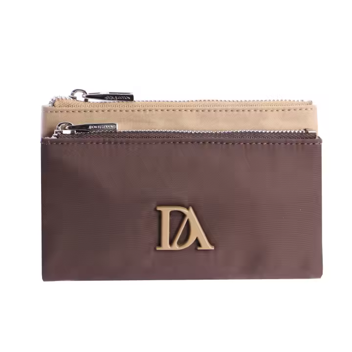 Monedero doble para mujer DON ALGODON Daryna de nailon con cremallera - 1