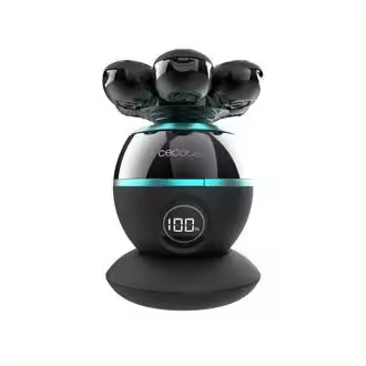 Afeitadora Cecotec Bamba PrecisionCare Skull recargable 7 cuchillas negro - 1